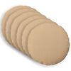 vidaXL Federa 6 pz HEERLEN Crema Diam. 40 cm Tessuto