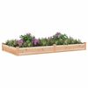 vidaXL Fioriera Rialzata Giardino Fodera 240x120x25 cm Massello Abete