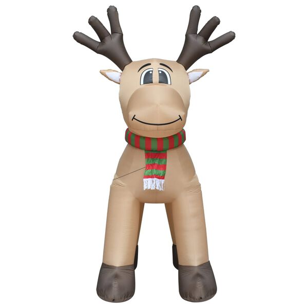 vidaXL Renna Gonfiabile con LED IP44 500 cm XXL