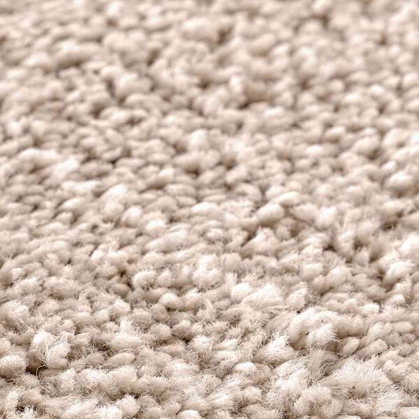 vidaXL Tappeto Antiscivolo per Bagno con Taglio per Toilette Crema