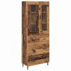 vidaXL Credenza 2 pz Legno vecchio 69,5 x 34 x 180 cm