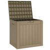 vidaXL Contenitore Giardino Grigio 55,5x43x53 cm Polipropilene