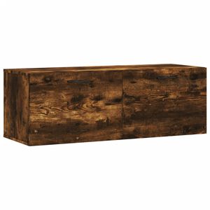 vidaXL Mobile a Parete Rovere Fumo 100x36,5x35 cm in Legno Multistrato