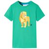 vidaXL Maglietta per Bambini Verde 104