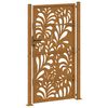 vidaXL Cancello da giardino 100x175 cm in acciaio corten design ondulato