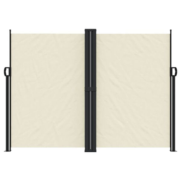 vidaXL Tenda da Sole Laterale Retrattile Crema 180x600 cm