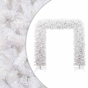 vidaXL Albero di Natale ad Arco Bianco 240 cm
