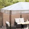 vidaXL Sostituzione Copertura Gazebo Trasparente 400 x 300 x 32 cm PVC