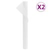vidaXL Copertura per Piante 2 Rotoli 70 g/m&sup2; 10x1,6 m