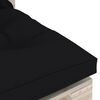 vidaXL Salotto Giardino in Pallet con Cuscini 4 pz in Legno di Pino