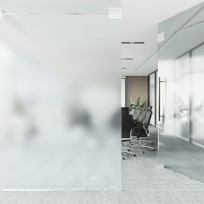 vidaXL Pellicole per Finestre Smerigliate Trasparenti Grigie in PVC