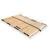 vidaXL Rete a Doghe 7 Zone senza Materasso con 28 Doghe 120x200 cm