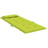 vidaXL Cuscini Sedia Schienale Alto 4 pz Verde Chiaro Tessuto Oxford