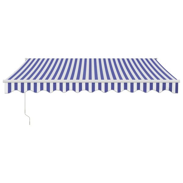 vidaXL Tenda da Sole Retrattile Manuale Bord&ograve; 350x250 cm