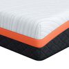 vidaXL Materasso Bianco e Nero 90 x 190 cm Tessuto Jacquard
