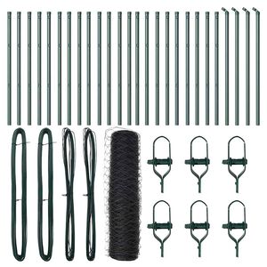 vidaXL Palo della recinzione Grigio