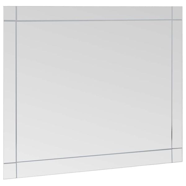 vidaXL Specchio da Parete 100x60 cm in Vetro