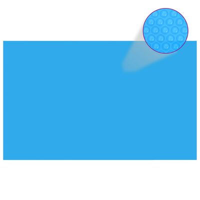 vidaXL Telo Copripiscina Rettangolare PE 260 x 160 cm Blu
