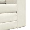 vidaXL Divano letto Crema 98 x 71 x 83 cm Velluto