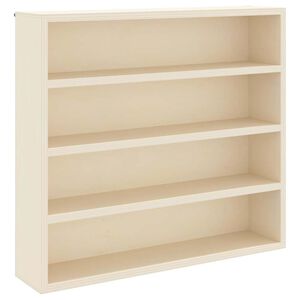vidaXL Vetrina a muro A parete Beige 40 x 8,5 x 37 cm
