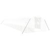 vidaXL Serra con Telaio in Acciaio Bianco 54 m&sup2; 18x3x2 m