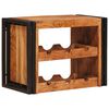 vidaXL Portabottiglie Marrone 60 x 45 x 33 cm Legno di Acacia Massello
