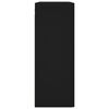 vidaXL Mobile a Parete Nero 69,5x34x90 cm