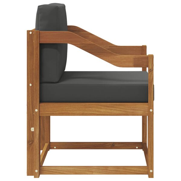 vidaXL Divano da esterno Legno di Acacia Massello e Poliestere