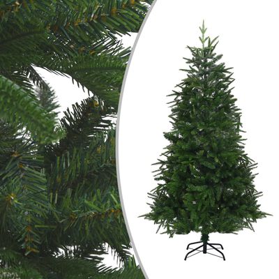 vidaXL Albero di Natale Artificiale Preiluminato 240 cm Verde PVC e PE