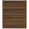 vidaXL Credenza Rovere Marrone 60x30x70 cm in Legno tecnico
