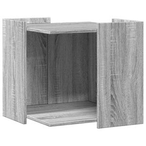 vidaXL Recinto Lettiera Gatti Grigio Sonoma 53x53x51 cm in Truciolato