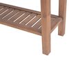 vidaXL Tavolo Consolle in Legno Massello di Abete 122x35x80 cm