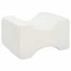 vidaXL Knee Pillow Bianco Schiuma di memoria e poliestere