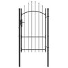 vidaXL Cancello da giardino WOERDEN 175 x 100 cm Acciaio Bloccabile