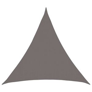 vidaXL Telo Ombra 2 x 2 x 2 m HDPE Triangolare Grigio Chiaro