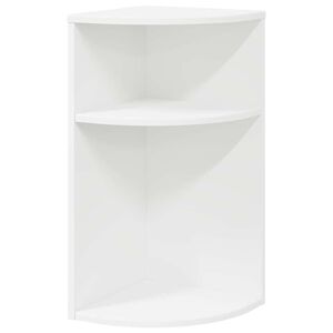 vidaXL Tavolino Bianco 29,6 x 29,6 x 60 cm Legno multistrato