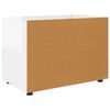 vidaXL Armadio Bianco Lucido 80 x 48 x 57 cm Legno multistrato