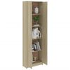 vidaXL Armadio Corridoio Rovere Sonoma 55x25x189 cm Legno Multistrato