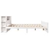 vidaXL Letto Libreria senza Materasso Bianco 140x190 cm Legno di Pino