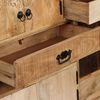 vidaXL Credenza in Legno Massello di Mango 100x30x130 cm