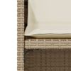 vidaXL Set da Bistrò 3 pz con Cuscini Beige in Polyrattan