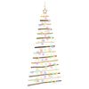 vidaXL Albero di Natale appeso 150 cm 80 LED Multicolore