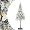vidaXL Albero di Natale con 300 LED Bianco 210 cm PE e Acciaio