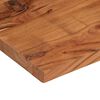 vidaXL Piano Tavolo 90x40x3,8 cm Rettangolare Legno Massello Acacia