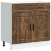 vidaXL Base da Cucina Porto Rovere Fumo in Legno Multistrato
