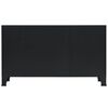 vidaXL Credenza in Metallo in Stile Industriale 120x35x70 cm Nera