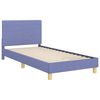 vidaXL Struttura letto bambini con testata Blu jeans 90 x 190 cm