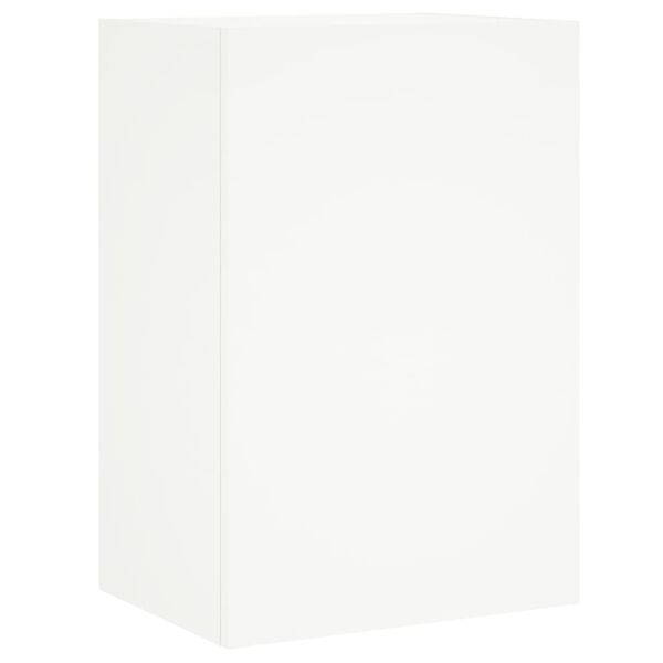 vidaXL Mobile TV a Parete Bianco 40,5x30x60 cm in Legno Multistrato