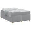vidaXL Struttura del letto Grigio chiaro 140 x 200 cm Tessuto