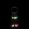 vidaXL Albero di Natale a LED su Pennone 550 LED Colorato 300 cm